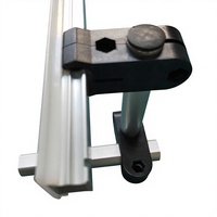 Pince de fixation robuste et flexible Stark pour accessoires de convoyeur, construction et secteur alimentaire et des boissons
