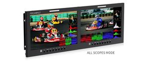 फेल्डवर्ल्ड डी 101 प्लस दोहरी 10.1 "4rru Rackमाउंट मॉनिटर hdmi si 1920x1200ips ओपन फ्रेम प्रसारण रैक मॉनिटर