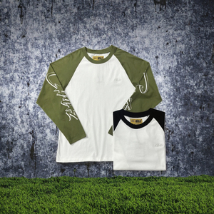 T-Shirt Oversize a Maniche Lunghe con Stampa e Contrasto <span class=keywords><strong>di</strong></span> Colore, in Cotone/Poliestere Traspirante, Produzione OEM - Product Image 3