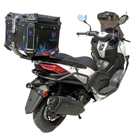Support de coffre de moto en alliage d'aluminium TORST Haojin SY02-WX avec capacité de 45L, installation facile, système de coffre pour scooter, boîtes arrière