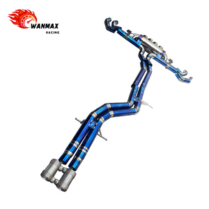 Escape deportivo con válvula de titanio de alto rendimiento de flujo para <span class=keywords><strong>Audi</strong></span> <span class=keywords><strong>SQ7</strong></span> 4,0 TFSI <span class=keywords><strong>V8</strong></span> 2020-2023 - Product Image 4