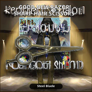 Tijeras de Peluquería Profesionales de Acero Inoxidable para Diestros, para Salón de Belleza, Corte de Cabello, Afiladas como una Navaja - Product Image 2