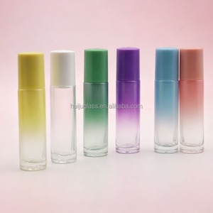 Bouteilles en verre à bille de 5 ml et 10 ml prêtes à être expédiées, flacon à bille de 10 ml pour huile essentielle avec billes roulantes - Product Image 2