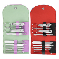 Nouveau Kit de Manucure et Pédicure YD 2026 Fabriqué en Chine, Ensemble de Coupe-Ongles en Acier Inoxydable 10-en-1