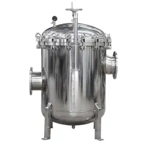 OEM SS 304/316L Stainless Steel Filter Housing Water Purifier Machine Vessel Large Bag Water Filter for Industry