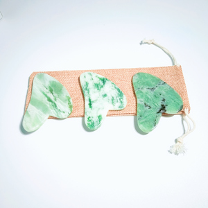 Estate ben accolto favorevolmente gua sha forma personalizzata Xiuyan Giada Gua Sha Raschiatura Bordo Cura Del Corpo - Product Image 3