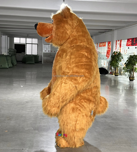 2/2 6/3M Inflatable Linh Vật Trang phục dành cho người lớn có kích thước sang trọng linh vật gấu với thiết kế lông cho các sự kiện Anime - Product Image 5