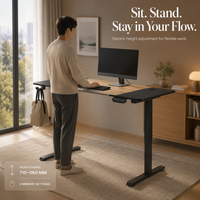Table élévatrice électrique AOR robuste et durable, double usage assis-debout, interface de câblage intégrée, vente en gros usine