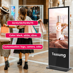 Miễn phí một mình 86/75/55 inch kiosk màn hình cảm ứng màn hình tương tác 4k 500nits LCD signage trong nhà quảng cáo kỹ thuật số cho nhà thờ - Product Image 3