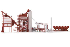 Nouvelle station de mélange d'asphalte à haut rendement 100-120 Tph Usine de traitement du bitume - Product Image 5