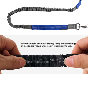 Coleira Elástica para Cães Fixada na Cintura com Liberação Rápida em Nylon, Coleira para Cães Sem Mãos com Corda Bungee - Product Image 2