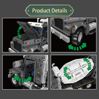 Mould King 17105 Kit de Modélisme Camion d'Ingénierie, Puzzle à Assembler, Ornement Créatif, Télécommandé, Cadeau, Ensembles de Blocs de Construction