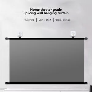 Topleo outdoor anti <b>light</b> <b>projector</b> screen foldable alr white grid anti <b>light</b> wall mounted retractable <b>projector</b> screen - Product Image 3