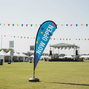 Quick Lead Time Custom Advertising Beach Flag High Quality Sublimation Printing Feather Banner Flag