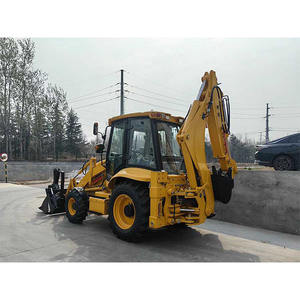 Retroescavadeira Shanmon 388T 82kw Motor 49.8kN Escavadeira 47kN Carregador <span class=keywords><strong>Carraro</strong></span> Gearbox Bomba Kawasaki em Gana - Product Image 1