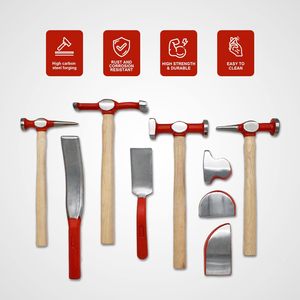 Strumento di riparazione <span class=keywords><strong>carrozzeria</strong></span> Auto 9 pezzi, strumento parafango <span class=keywords><strong>carrozzeria</strong></span> in acciaio al carbonio, Kit di strumenti di riparazione <span class=keywords><strong>carrozzeria</strong></span> per <span class=keywords><strong>carrozzeria</strong></span> - Product Image 3
