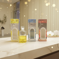 Diffuseur de parfum en verre de luxe à vente chaude, 250 ml, longue durée, désodorisant, écologique, bricolage, parfum d'ambiance pour chambre à coucher, bureau