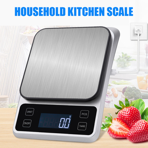 Balanza Digital Accurcy, pesaje, <span class=keywords><strong>cocina</strong></span>, hornear, báscula Digital, báscula para alimentos, <span class=keywords><strong>cocina</strong></span>, Changxie, <span class=keywords><strong>acero</strong></span> <span class=keywords><strong>inoxidable</strong></span>, 1 pieza, pantalla Digital - Product Image 6