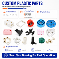 Fabricant OEM/ODM de composants plastiques moulés sur mesure par injection, production en série de supports de précision basés sur des dessins