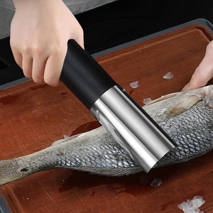 Écailleur de poisson électrique entièrement automatique, rechargeable, portatif, pour usage commercial et domestique, type cuillère à écailler en métal - Product Image 2