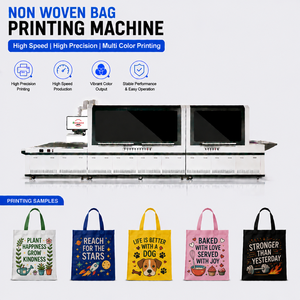 Stampante Industriale per Borse Tessili, Macchina da <span class=keywords><strong>Stampa</strong></span> Digitale ad Alta Risoluzione per la Personalizzazione di Borse in Tessuto Non Tessuto, Soluzione per la Produzione - Product Image 1