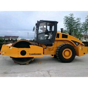 PRIX USINE 6114E Compacteur de sol 14 tonnes Prêt à être expédié avec garantie et cabine climatisée Machine routière robuste - Product Image 2