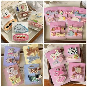 Barrettes à cheveux de dessin animé pour enfants, barrettes mignonnes pour franges latérales, barrettes à bec de canard, barrettes kawaii pour filles, adolescentes et femmes - Product Image 2