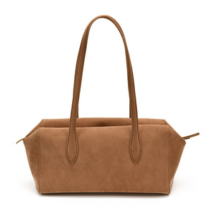 Sac bandoulière en daim à fermeture éclair pour femme, style rétro haut de gamme, grande capacité, idéal pour les trajets quotidiens - Product Image 4