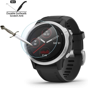 9H Premium verre trempé pour <span class=keywords><strong>Garmin</strong></span> Fenix <span class=keywords><strong>6</strong></span> 6S 6X 6SmartWatch Film HD pour Fenix 6S <span class=keywords><strong>Pro</strong></span> 6s <span class=keywords><strong>Sapphire</strong></span> 6X solaire - Product Image 6