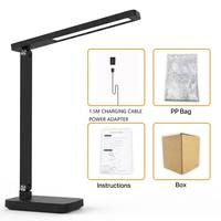 Lampe de bureau LED intelligente en gros pour enfants, protection oculaire RG0, lumière d'étude tactile réglable, design moderne de lampe de table