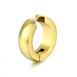 Joyería Antideslustre de Alta Calidad, Aretes de Acero Inoxidable Coloridos con Clip para Hombre - Product Image 2