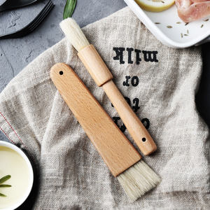 La naturaleza de BBQ cepillo de hilvanado pastel para hornear <span class=keywords><strong>pan</strong></span> pasteles de platillo cariño cepillos para mantequilla de cerdas de jabalí de cocina herramientas de barbacoa - Product Image 2