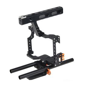 Kit de cage vidéo en alliage d'aluminium C500 pour appareil photo/caméscope, système de réalisation de films pour GH4, <span class=keywords><strong>Sony</strong></span> A7S/A7/A7R/A7RII - Product Image 3