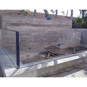 Feuilles de plastique pour piscines acryliques transparentes personnalisées en usine de 50mm d'épaisseur recyclables de 12mm d'épaisseur pour la publicité Créez l'oasis de vos rêves - Product Image 6