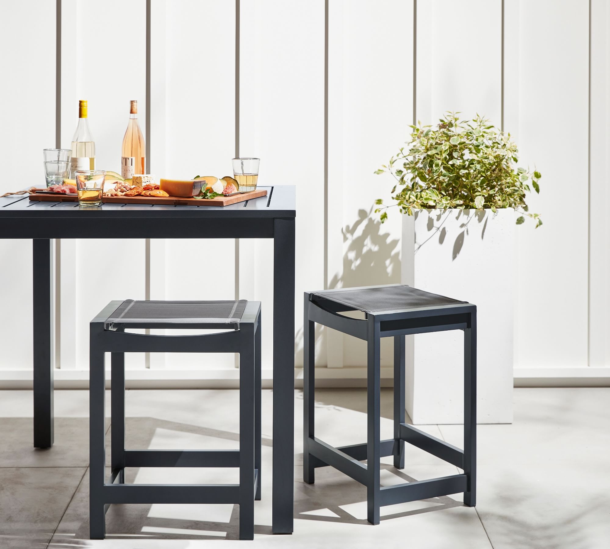 Hot sale Portable Aluminum Frame Indoor Bar & Counter Stools