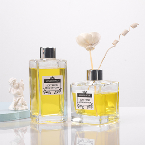 ขวดแก้วกระจายกลิ่นน้ำมันหอมระเหยใสรูปทรงสี่เหลี่ยมผืนผ้าขวดแก้วสำหรับใช้ในบ้านและของขวัญ - Product Image 6