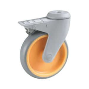 Venta Directa de Fábrica: Ruedas Giratorias Médicas para Hospital con Freno, Rodamiento Simple de Alta Calidad, Capacidad de Carga de 70kg/80kg, 100mm/125mm - Product Image 3