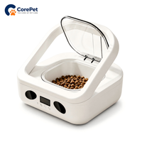 Distributeur automatique intelligent pour animaux de compagnie avec détection par puce RFID, anti-effraction, alimentation programmée pour ménages multi-chats avec double alimentation