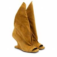 Nouvelles bottes longues à talon compensé en forme de bouche de poisson, style européen et américain, tendance et polyvalentes, bottes cool, bottes courtes pour femmes