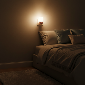 <span class=keywords><strong>Veilleuse</strong></span> LED cylindrique moderne GL-W129 à brancher avec interrupteur à bouton, double température de couleur, intensité réglable pour chambre à coucher - Product Image 6