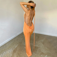 Fabricants de vêtements sur mesure grande taille Nouvelle collection Vente chaude Robe longue élégante en maille sexy pour femme personnalisable