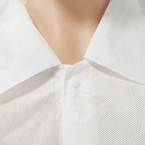 Blouse de laboratoire jetable CE EOS PP de haute qualité, unisexe, confortable, sans latex, tenue de travail conforme à la norme EN14683, taux de filtration 95% - Product Image 6