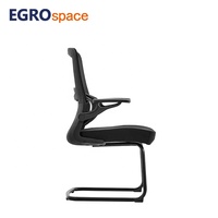 Chaise de bureau ergonomique professionnelle de luxe EGROspace à dossier moyen en maille pour personnel et visiteurs, vente en gros directe usine
