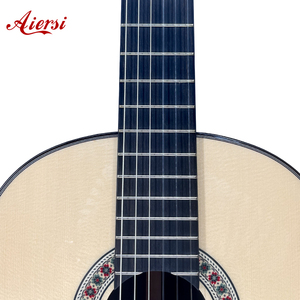 Aiersi All Solid Gloss 39 pulgadas Spruce Top Flamenco 6 cuerdas Guitarra clásica - Product Image 4
