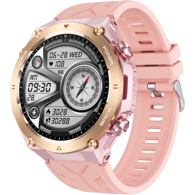 2025 New KC82 GPS Smart Watch with Compass Air Pressure Health MonitoringLlife Waterproof Outdoor Sport Smartwatch for Women Men