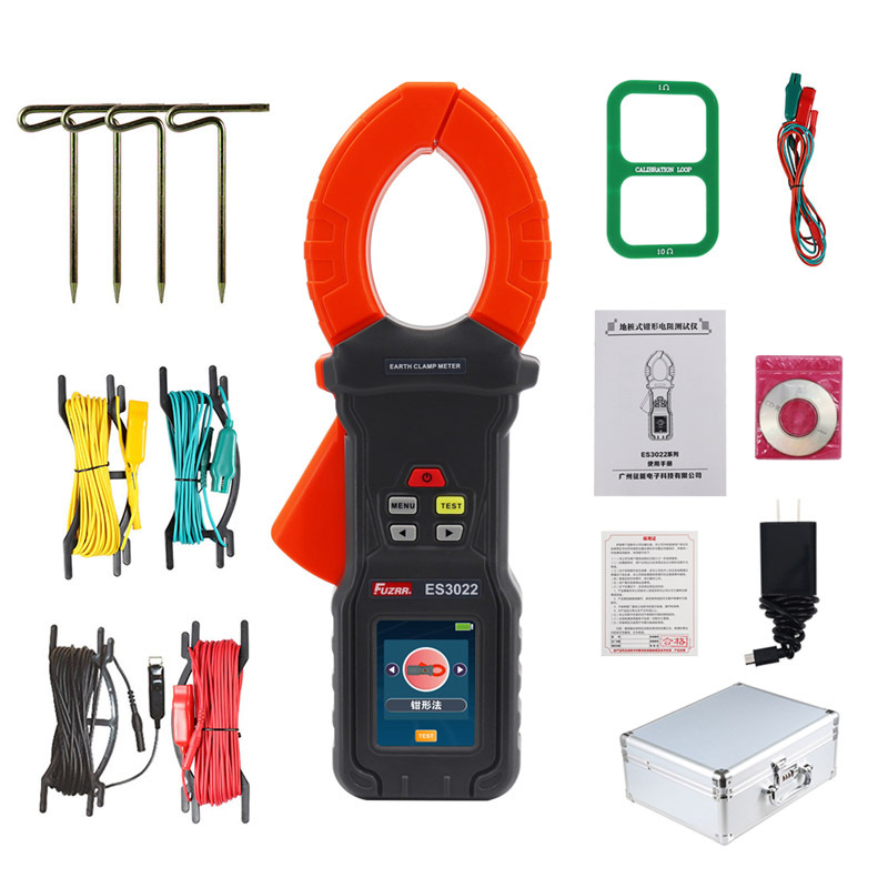 Updated Version ES3022  Ground pile clamp ground resistance tester Earth resistance tester AC Voltage