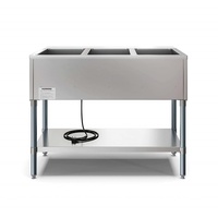 Bain-marie électrique commercial en acier inoxydable, bain-marie pour la restauration, serveurs et chauffe-plats pour buffet, table à vapeur