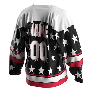 เสื้อเจอร์ซีย์ฮอกกี้น้ำแข็งลายพรางแบบโอเวอร์ไซส์ แขนยาว น้ำหนักเบา สำหรับผู้ชายและผู้หญิง - Product Image 2