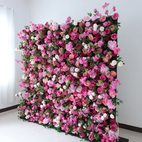 Luxuriöser handgefertigter Seidenrosen-Blumenläufer für Hochzeiten, Abschlussfeiern, Fotohintergründe, Zeremonien-Dekoration und Eingangsbereiche