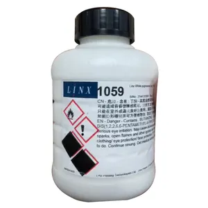Linx-druck Original-Tinte 1059 weiße Tinte 500 ml mit RFID-Tag Tintenstrahldrucker 7900 8800 8900 verbrauchbar für 1010 1039 1059 1240